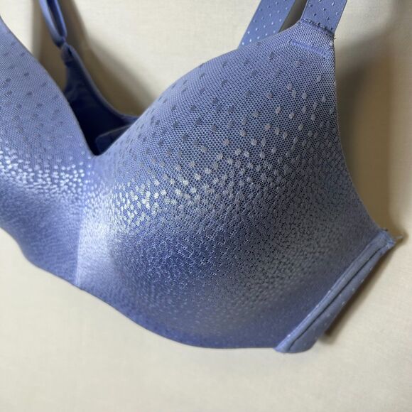 Wacoal NWOT Periwinkle Blue Back Appeal Wire-Free Bra #856303 Size 40D - Picture 3 of 9